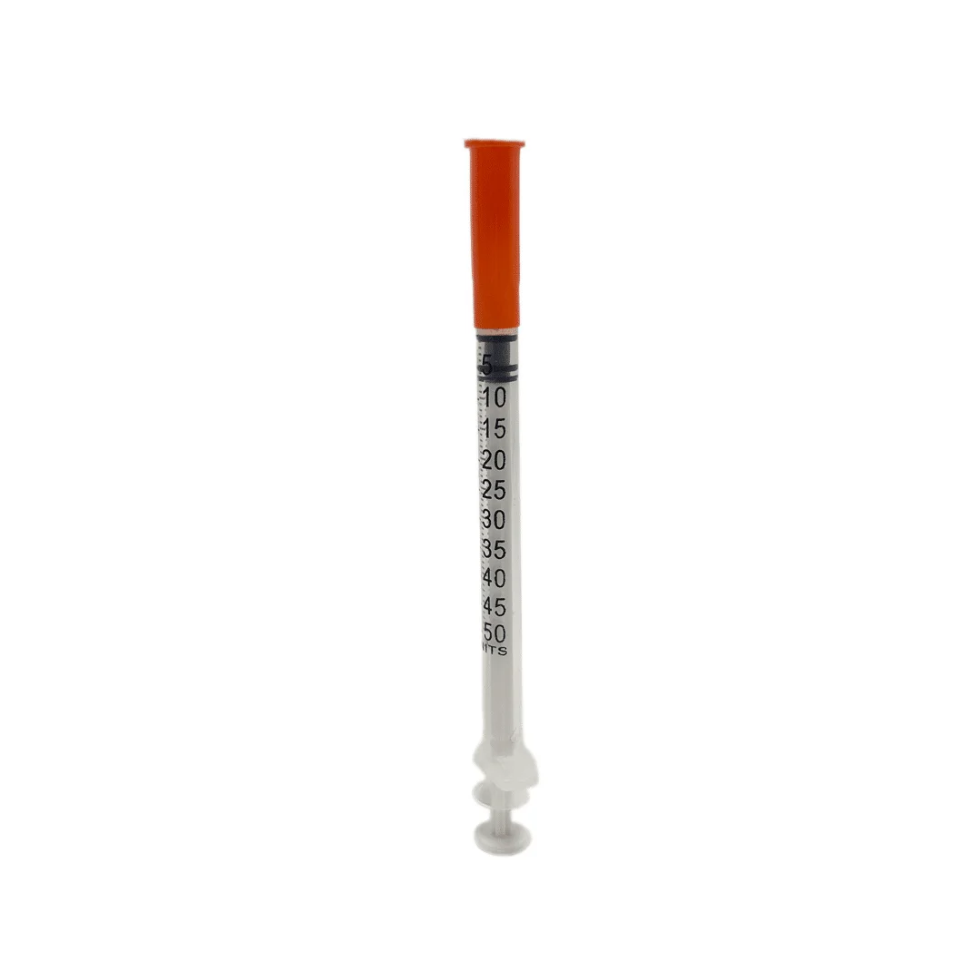 Seringi insulină 0.5 ml cu ac atașat 30Gx8mm, 100buc, Farmac-Zabban