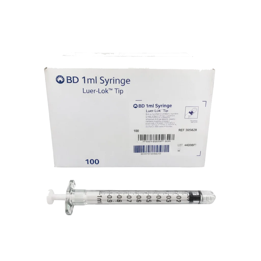 Seringi luer lock 1ml, fără ac, 100buc, BD Micro-Fine